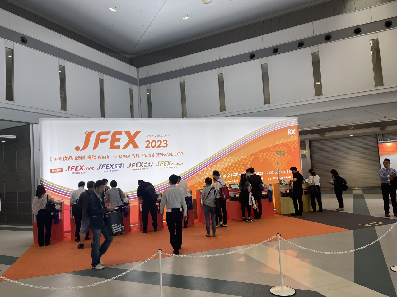 Sân khấu hội chợ JFEX 2023 tại Nhật Bản